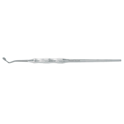 CURETTE CHOMPRET pour tissus inflammatoires, contre-coudée à droite, 3,2mm