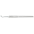 CURETTE CHOMPRET pour tissus inflammatoires, contre-coudée à droite, 3,2mm