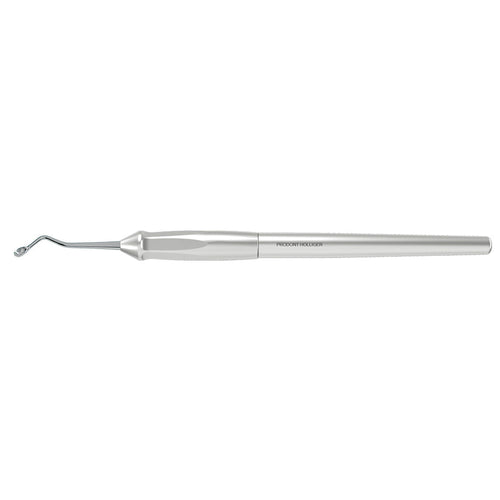 CURETTE CHOMPRET pour tissus inflammatoires, contre-coudée à gauche, 3,2mm