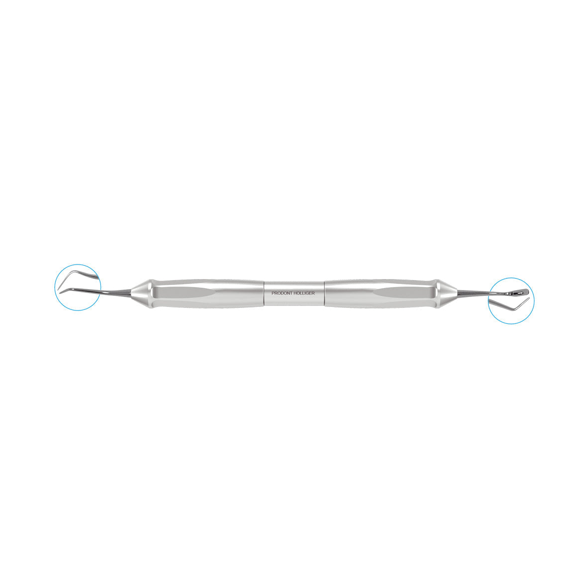 Instrument double de rétraction gingivale non cranté - manche xlstyle