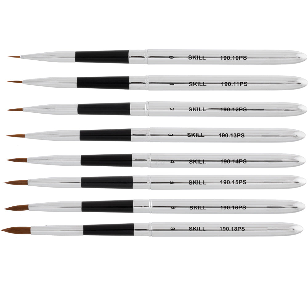 8er-Set skill synthetische Pinsel 190.108PS