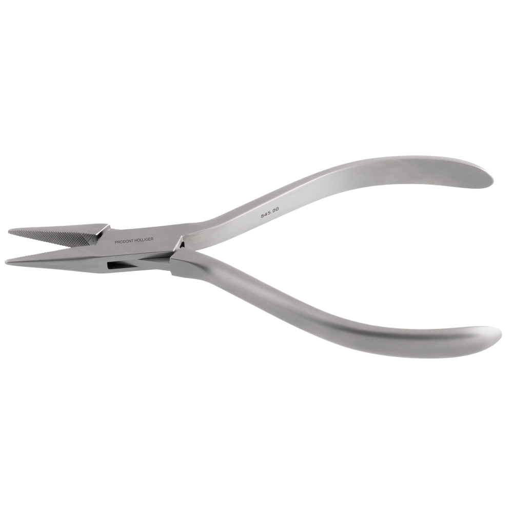 Flachzange, halbrunde, geriffelte Backen, 14 cm 845.00